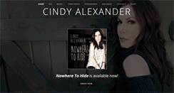 Desktop Screenshot of cindyalexander.com